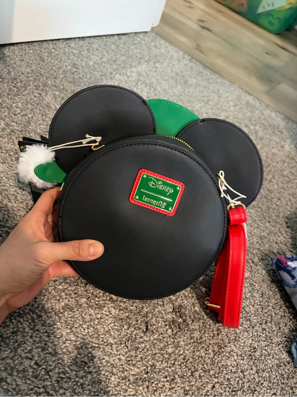Disney Minnie Mouse Christmas Loungefly Crossbody
